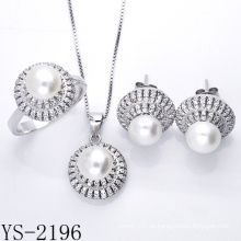 Imitation Schmuck 925 Silber Birne Schmuck-Set für junge Damen.